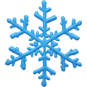 snowflake sticker