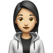 Hacker girl sticker