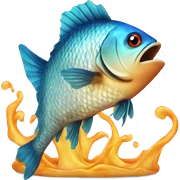 fish cooking a fish sticker