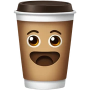 Coffee sticker
