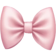 Light pink bow sticker
