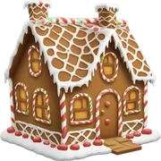 Gingerbread house sticker