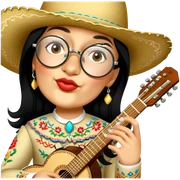 Mariachi Guitarist sticker