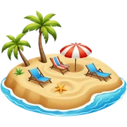 Beach sticker