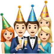 Celebration sticker
