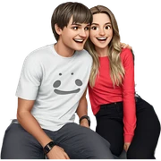 happy moment with friends sticker