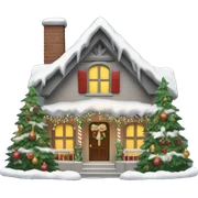 Christmas House sticker