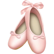 Pale pink ballet shoes sticker