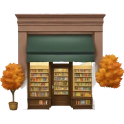 Bookstore in fall sticker