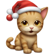 X'mas cat sticker
