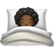 Black girl sleeping sticker