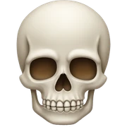Skull sticker