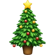 Christmas tree sticker