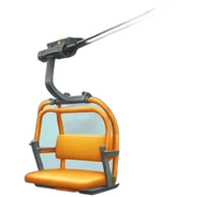 chair lift no background sticker
