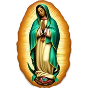 Our Lady of Guadalupe with unborn children sticker