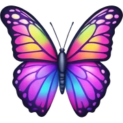 lisa frank butterfly sticker