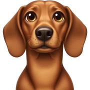 Weiner dog sticker