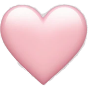 Light pink heart sticker
