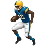 Football player sticker