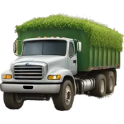 Truck in field sticker