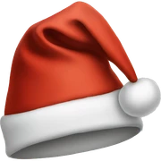 Christmas hat sticker