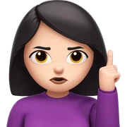 sassy girl giving middle finger sticker