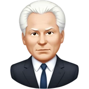 Konstantin Chernenko in a suit sticker