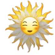 Sun sticker