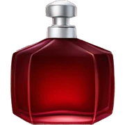 Dark red perfume sticker