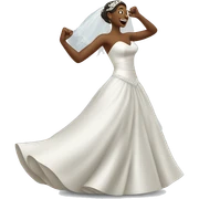 Bride dancing sticker