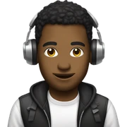 DJ  sticker