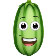 Cucumber sticker