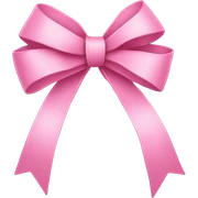 Pink bow  sticker