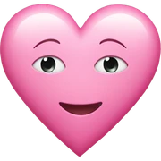 Pink heart  sticker