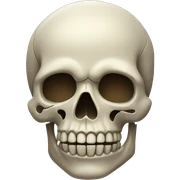 Skull sticker