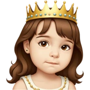 Wearing a crown sticker