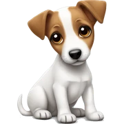 Jack Russell puppy sticker