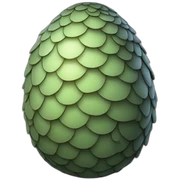 Dragon egg sticker