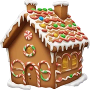 Gingerbread house sticker