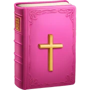 pink bible sticker