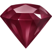 Burgundy Diamond  sticker