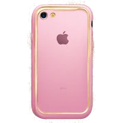 pink and gold iphone sticker