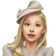 blonde girl in hat sticker