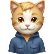Cat boy sticker