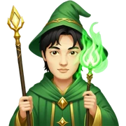 Verdant Wizard sticker