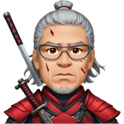 Battle-Ready Samurai sticker