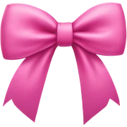 pink bow  sticker