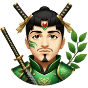 Emerald Samurai sticker