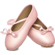 Pale pink ballet shoes sticker