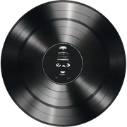 Vinyl record sticker